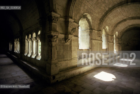 ( FRANCIA  )  PROVENCE-ALPES-COTE DAZUR ARLES : ABBAZIA DI MONTMAJOUR © 1999 Graziano Arici/Rosebud2 / GEO CHIOSTRO