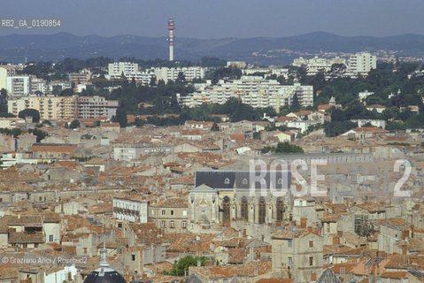 ( FRANCIA  )  LANGUEDOC-ROUSSILLON  MONTPELLIER : PANORAMA © 1999 Graziano Arici/Rosebud2 / GEO