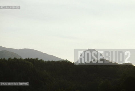 ( FRANCIA  )  MIDI-PYRENEES  IL CASTELLO DI MONTSEGUR ULTIMO RIFUGIO DELLA CHIESA CATARA  © 1999 Graziano Arici/Rosebud2 / GEO ERESIA CATARA CATARI CROCIATA