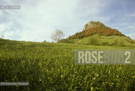 ( FRANCIA  )  MIDI-PYRENEES   IL CASTELLO DI MONTSEGUR ULTIMO RIFUGIO DELLA CHIESA CATARA  © 1999 Graziano Arici/Rosebud2 / GEO ERESIA CATARA CATARI CROCIATA