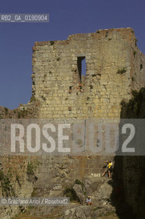 ( FRANCIA  )  MIDI-PYRENEES  IL CASTELLO DI MONTSEGUR ULTIMO RIFUGIO DELLA CHIESA CATARA  © 1999 Graziano Arici/Rosebud2 / GEO ERESIA CATARA CATARI CROCIATA