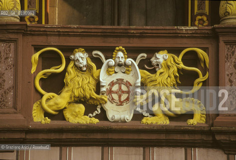 ( FRANCIA  )  ALSAZIA MULHOUSE : STEMMA DELLA CITTA © 1999 Graziano Arici/Rosebud2 / GEO