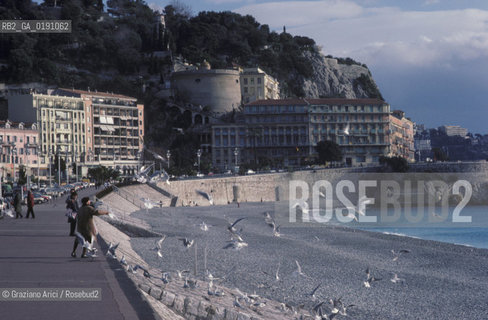 ( FRANCIA  )  PROVENCE-ALPES-COTE DAZUR NIZZA : LA PROMENADE DES ANGLAIS  © 1999 Graziano Arici/Rosebud2 / GEO