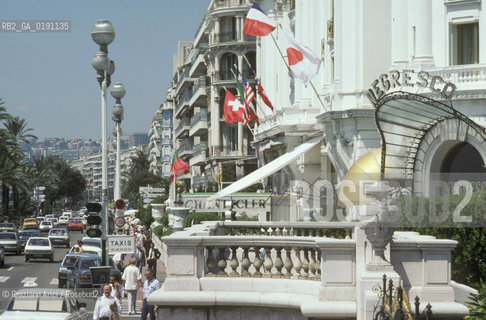 ( FRANCIA  )  PROVENCE-ALPES-COTE DAZUR NIZZA : LA PROMENADE DES ANGLAIS  © 1999 Graziano Arici/Rosebud2 / GEO