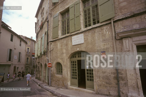 ( FRANCIA  )  LANGUEDOC-ROUSSILLON  PEZENAS : LA CASA DI MOLIERE © 1999 Graziano Arici/Rosebud2 / GEO LETTERATURA