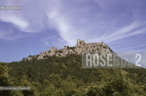 ( FRANCIA  )  LANGUEDOC-ROUSSILLON  PUILAURENS : IL CASTELLO © 1999 Graziano Arici/Rosebud2 / GEO ERESIA CATARA CATARI CROCIATA