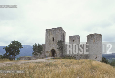 ( FRANCIA  )  LANGUEDOC-ROUSSILLON  PUIVERT : IL CASTELLO © 1999 Graziano Arici/Rosebud2 / GEO ERESIA CATARA CATARI CROCIATA