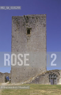 ( FRANCIA  )  LANGUEDOC-ROUSSILLON  PUIVERT : IL CASTELLO © 1999 Graziano Arici/Rosebud2 / GEO ERESIA CATARA CATARI CROCIATA