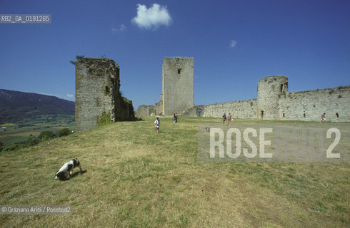 ( FRANCIA  )  LANGUEDOC-ROUSSILLON  PUIVERT : IL CASTELLO © 1999 Graziano Arici/Rosebud2 / GEO ERESIA CATARA CATARI CROCIATA