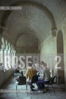 ( FRANCIA  )  PROVENCE-ALPES-COTE DAZUR ABBAZIA DI SENANQUE CHIOSTRO  © 1999 Graziano Arici/Rosebud2 / GEO VIOLA