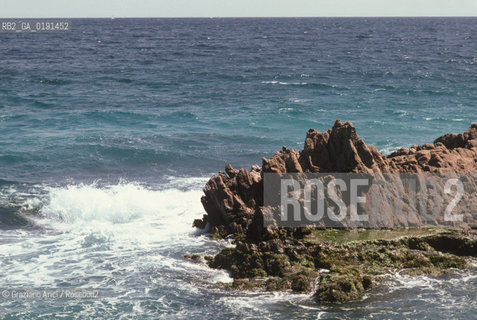 ( FRANCIA  )  PROVENCE-ALPES-COTE DAZUR ST-RAPHAEL : LA COSTA  © 1999 Graziano Arici/Rosebud2 / GEO  MARE ROCCIA