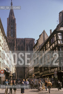 ( FRANCIA  )  ALSAZIA STRASBURGO : CATTEDRALE DI NOTRE-DAME  © 1999 Graziano Arici/Rosebud2 / GEO