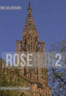 ( FRANCIA  )  ALSAZIA STRASBURGO : CATTEDRALE DI NOTRE-DAME  © 1999 Graziano Arici/Rosebud2 / GEO