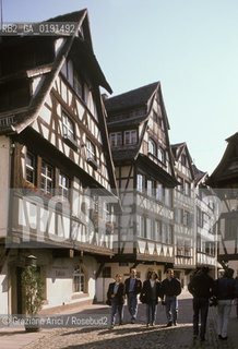 ( FRANCIA  )  ALSAZIA STRASBURGO : IL QUARTIERE FINKWILLER CASE A GRATICCIO © 1999 Graziano Arici/Rosebud2 / GEO