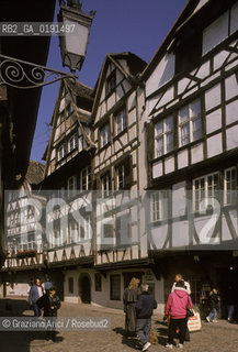 ( FRANCIA  )  ALSAZIA STRASBURGO : IL QUARTIERE FINKWILLER CASE A GRATICCIO © 1999 Graziano Arici/Rosebud2 / GEO
