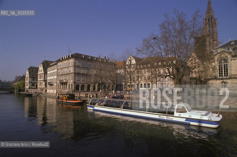 ( FRANCIA  )  ALSAZIA STRASBURGO :  CANALE  © 1999 Graziano Arici/Rosebud2 / GEO