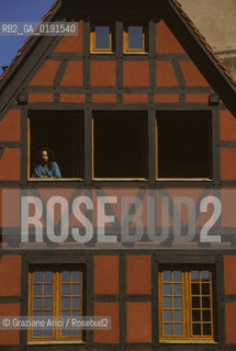 ( FRANCIA  )  ALSAZIA STRASBURGO : CASA A GRATICCIO  © 1999 Graziano Arici/Rosebud2 / GEO