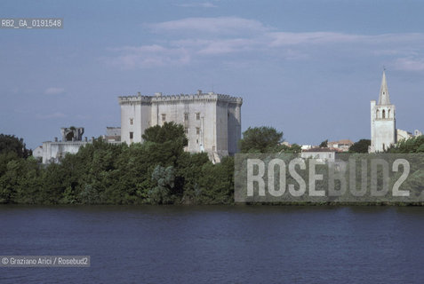 ( FRANCIA  )  PROVENCE-ALPES-COTE DAZUR TARASCONA : IL FIUME RODANO E IL CASTELLO  © 1999 Graziano Arici/Rosebud2 / GEO