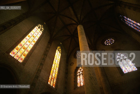 ( FRANCIA  )  MIDI-PYRENEES TOLOSA : CHIESA LES JACOBINS GOTICO © 1999 Graziano Arici/Rosebud2 / GEO ERESIA CATARA CATARI CROCIATA