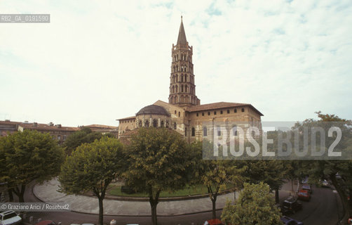 ( FRANCIA  )  MIDI-PYRENEES TOLOSA : CHIESA BASILICA DI ST-SERNIN © 1999 Graziano Arici/Rosebud2 / GEO ERESIA CATARA CATARI CROCIATA PELLEGRINAGGIO
