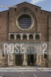 ( FRANCIA  )  MIDI-PYRENEES TOLOSA : CHIESA BASILICA DI ST-SERNIN © 1999 Graziano Arici/Rosebud2 / GEO ERESIA CATARA CATARI CROCIATA PELLEGRINAGGIO