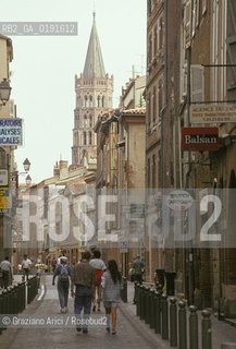 ( FRANCIA  )  MIDI-PYRENEES TOLOSA : UNA STRADA DEL CENTRO © 1999 Graziano Arici/Rosebud2 / GEO