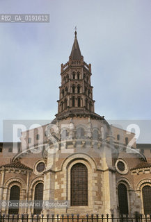 ( FRANCIA  )  MIDI-PYRENEES TOLOSA : CHIESA BASILICA DI ST-SERNIN ABSIDE © 1999 Graziano Arici/Rosebud2 / GEO ERESIA CATARA CATARI CROCIATA PELLEGRINAGGIO