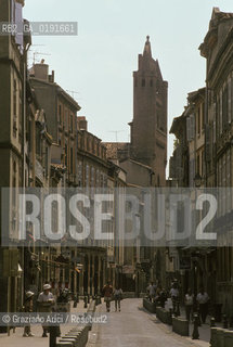 ( FRANCIA  )  MIDI-PYRENEES TOLOSA : RUE DU TAUR E NOTRE DAME-DU-TAUR © 1999 Graziano Arici/Rosebud2 / GEO