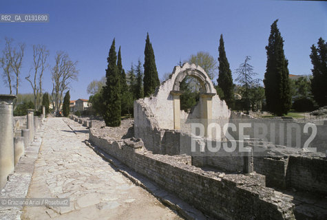 ( FRANCIA  )  PROVENCE-ALPES-COTE DAZUR VAISON-LA-ROMAINE : SCAVI DELLA CITTA ROMANA DI VASIO © 1999 Graziano Arici/Rosebud2 / GEO