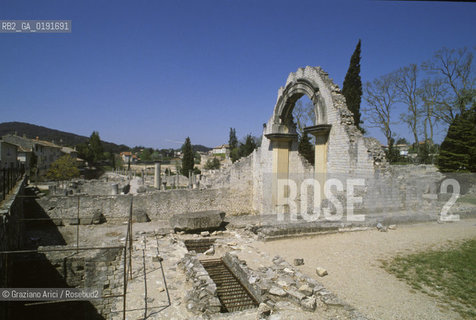 ( FRANCIA  )  PROVENCE-ALPES-COTE DAZUR VAISON-LA-ROMAINE : SCAVI DELLA CITTA ROMANA DI VASIO © 1999 Graziano Arici/Rosebud2 / GEO