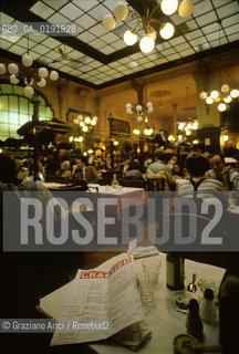 ( FRANCIA  )  PARIGI : IL RISTORANTE CHARTIER  © 1995 Graziano Arici/Rosebud2 / GEO