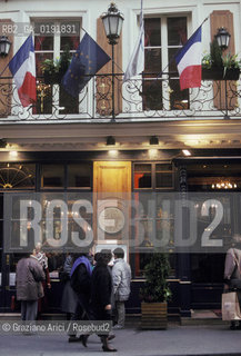 ( FRANCIA  )  PARIGI : IL RISTORANTE LE PROCOPE  © 1995 Graziano Arici/Rosebud2 / GEO LETTERATURA