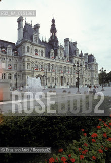 ( FRANCIA  )  PARIGI : PALAZZO DELLHOTEL DE VILLE   © 1995 Graziano Arici/Rosebud2 / GEO MUNICIPIO