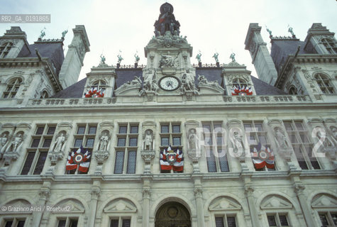 ( FRANCIA  )  PARIGI : PALAZZO DELLHOTEL DE VILLE   © 1995 Graziano Arici/Rosebud2 / GEO MUNICIPIO