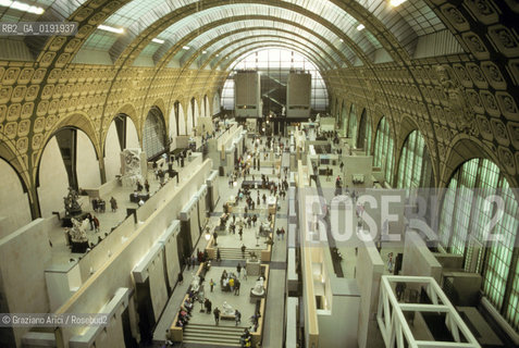 ( FRANCIA  )  PARIGI : MUSEO DORSAY © 1995 Graziano Arici/Rosebud2 / GEO STAZIONE FERROVIA