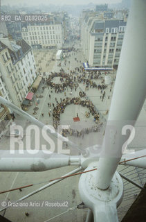 ( FRANCIA  )  PARIGI : IL MUSEO CENTRE DART E DE CULTURE G. POMPIDOU BEAUBOURG © 1995 Graziano Arici/Rosebud2 / GEO ARCHITETTURA MODERNA