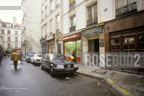 ( FRANCIA  )  PARIGI : LES MARAIS QUARTIERE EBRAICO  © 1995 Graziano Arici/Rosebud2 / GEO EBREI