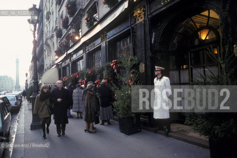 ( FRANCIA  )  PARIGI : IL GIOIELLIERE CARTIER IN RUE DE LA PAIX  © 1995 Graziano Arici/Rosebud2 / GEO LIBRO