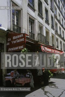 ( FRANCIA  )  PARIGI : LA CASA DOVE MORI PAUL VERLAINE  © 1995 Graziano Arici/Rosebud2 / GEO LETTERATURA