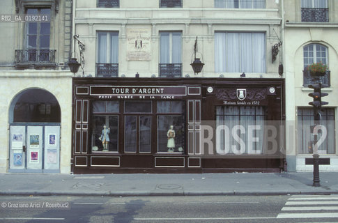 ( FRANCIA  )  PARIGI : IL RISTORANTE LA TOUR DARGENT  © 1995 Graziano Arici/Rosebud2 / GEO GASTRONOMIA