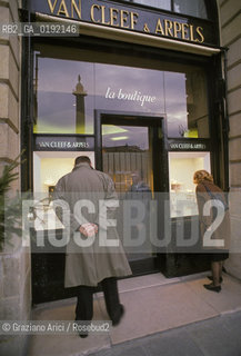 ( FRANCIA  )  PARIGI : GIOIELLERIA IN PLACE VENDOME  © 1995 Graziano Arici/Rosebud2 / GEO