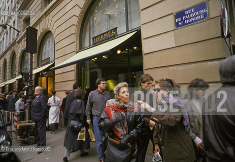 ( FRANCIA  )  PARIGI : RUE DU FAUBOURD ST. HONORE   © 1995 Graziano Arici/Rosebud2 / GEO