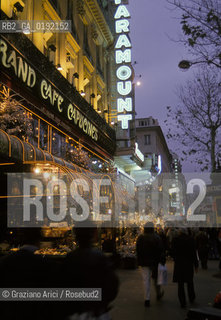 ( FRANCIA  )  PARIGI : BOULEVARD DES CAPUCINES   © 1995 Graziano Arici/Rosebud2 / GEO