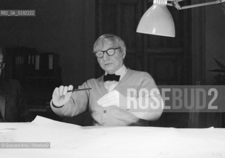 THE ARCHITECT LOUIS KAHN IN  VENICE - 1969 © ARCHIVIO Graziano Arici/Rosebud2  / ARCHITETTURA / ARCHITETTO