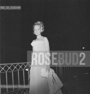 THE ACTRESS CATHERINE SPAAK IN VENICE LIDO - 197? © ARCHIVIO Graziano Arici/Rosebud2  / CINEMA