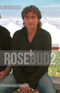 CINEMA 2000 / 57. MOSTRA INTERNAZIONALE DARTE CINEMATOGRAFICA - IL CANTANTE  GIANCARLO LIGABUE (ITALIA) A VENEZIA PER UNA CONFERENZA SULLATTIVITA DELLASSOCIAZIONE UMANITARIA EMERGENCY SURGEON E PER LA PROIEZIONE DEL FILM JUNG GIANG - NELLA TERRA DEI MUJAHEDDIN - ©Graziano Arici/Rosebud2 