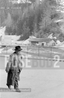 MURDERS IN ALLEGHE ( BELLUNO ) : THE FASCIST  FEDERALE  RANIERO MAGGI - 1960 - © ARCHIVIO Graziano Arici/Rosebud2  / CRONACA NERA  /  I FATTI DI ALLEGHE 