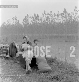 THE PO RIVER FLOOD IN POLESINE - 1960 © ARCHIVIO Graziano Arici/Rosebud2  / ALLUVIONE / CA VENDRAMIN