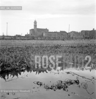 THE VILLAGE OF  PELLESTRINA AFTER THE GREAT HIGH TIDE (VENICE) - 1966 © ARCHIVIO Graziano Arici/Rosebud2  / ALTA MAREA / ACQUA ALTA