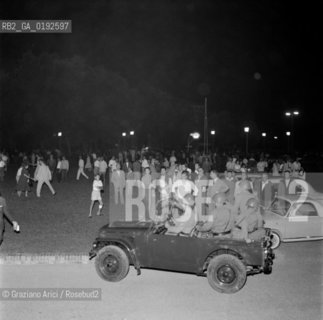 CASINOWORKERS ON STRIKE - VENICE - 1961 - ©Graziano Arici/Rosebud2 / SCIOPERO DEI LAVORATORI DEL CASINO DEL LIDO DI VENEZIA